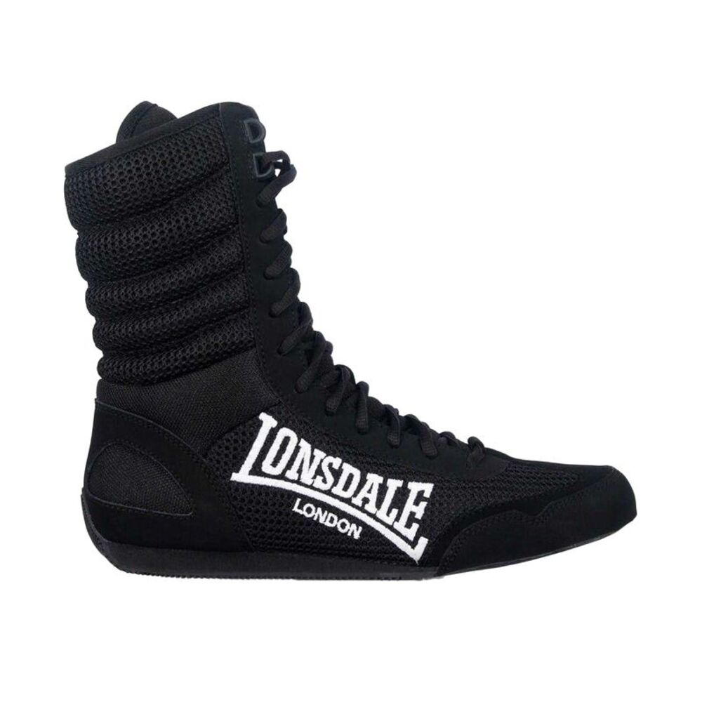 Lonsdale Childrens/Kids Contender Boxing Boots / Black